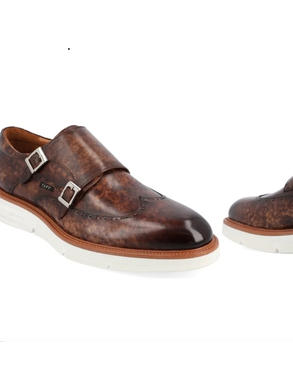 TAFT 365 Brown Espresso Leather Shoes Mens Size 8.5 office Preppy Neutral work